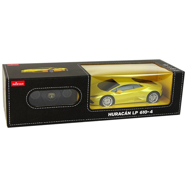 Automobilis R/C Lamborghini Huracan 1:24 Rastar Yellow