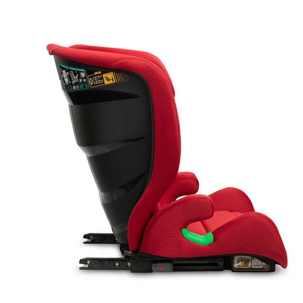 NIMBUS CAR SEAT I-SIZE 4-12 RED (100-150cm)