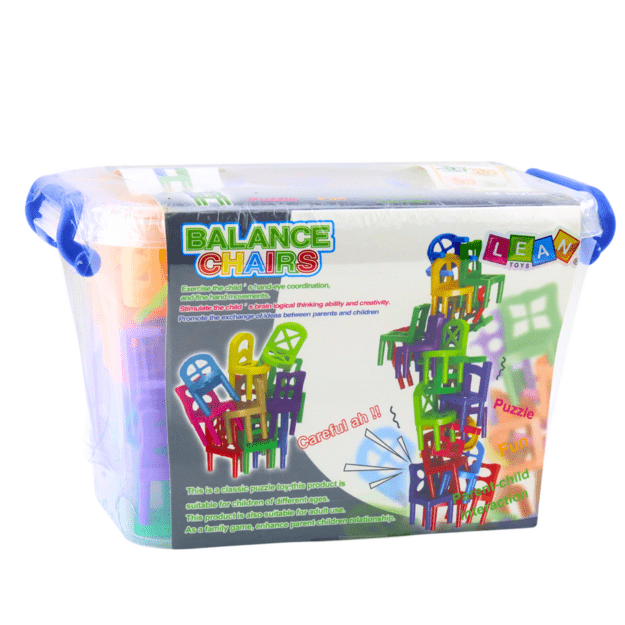 Krentančios balanso kėdės Arkadinis žaidimas 48 dalių spalvingas 2