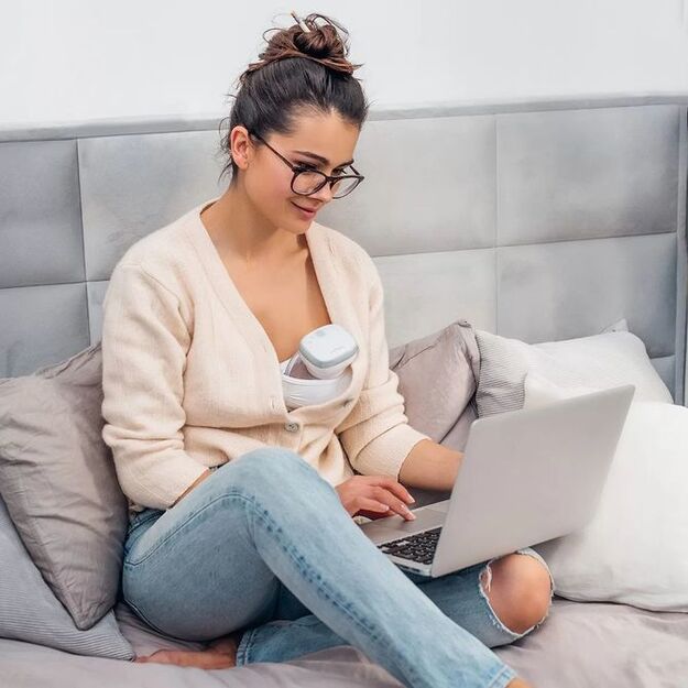 1000 SHELLY laisvų rankų elektrinis krūties siurblys 4