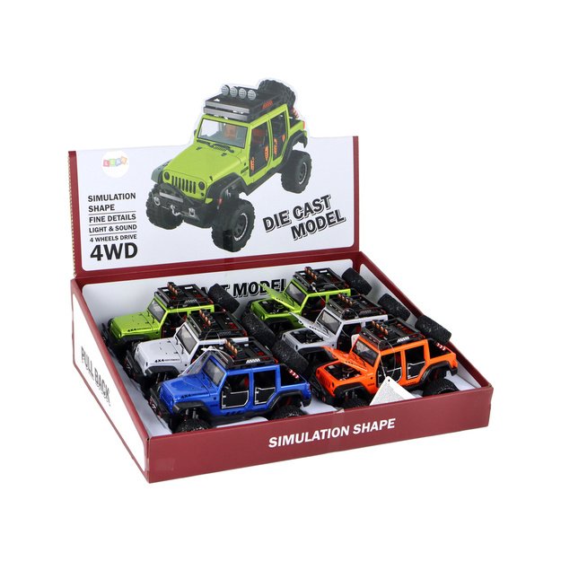 Toy Car Off-Road Vehicle 4x4 Lights Sounds 4 Colors 7