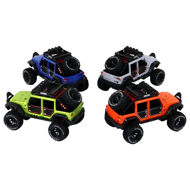 Toy Car Off-Road Vehicle 4x4 Lights Sounds 4 Colors 6