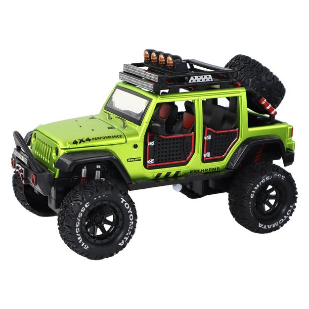 Toy Car Off-Road Vehicle 4x4 Lights Sounds 4 Colors 1