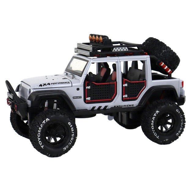 Toy Car Off-Road Vehicle 4x4 Lights Sounds 4 Colors 2