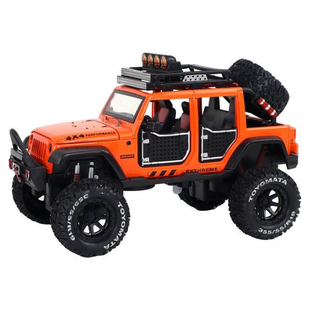 Toy Car Off-Road Vehicle 4x4 Lights Sounds 4 Colors 5