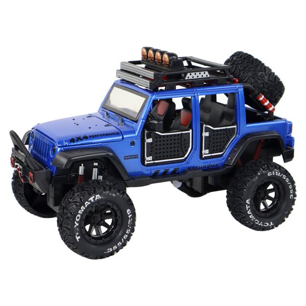 Toy Car Off-Road Vehicle 4x4 Lights Sounds 4 Colors 4
