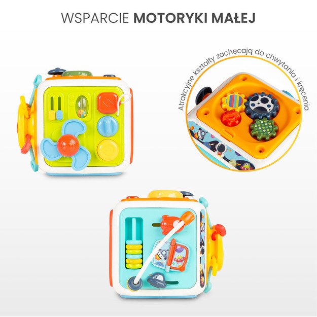 2111 EDUCATIONAL TOY - SENSORY CUBE (0556) 20