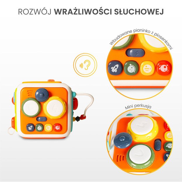 2111 EDUCATIONAL TOY - SENSORY CUBE (0556) 25