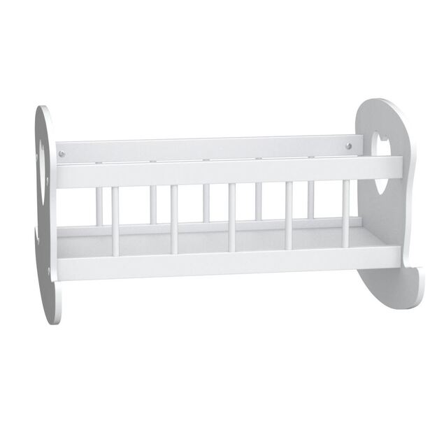 Wooden bed for dolls up to 46 cm