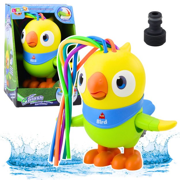 Water Toy Fountain Parrot Moving Elements Yellow