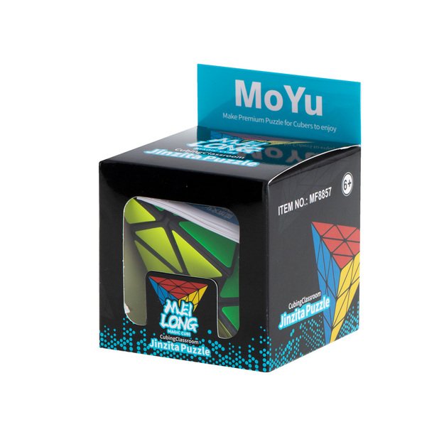 PYRAMINX dėlionės kubo žaidimas Black MoYu