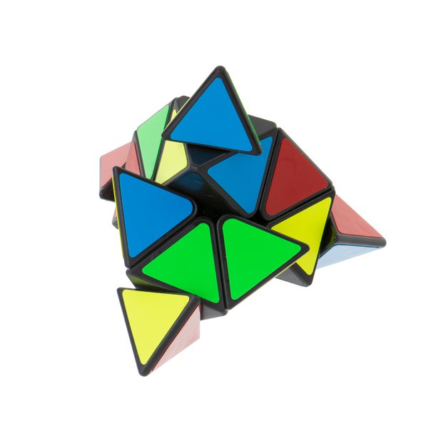 PYRAMINX dėlionės kubo žaidimas Black MoYu