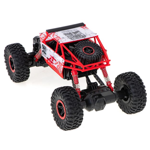 RC automobilis Rock Crawler HB 2.4GHz 1:18 raudonas