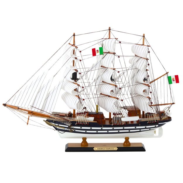 Collectible Model Decorative Sailing Ship Amerigo Vespucci 64x46cm 1