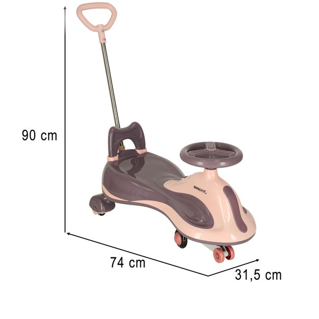 LED Swing FIX S2 gravitacinis paspirtukas su rankena 2
