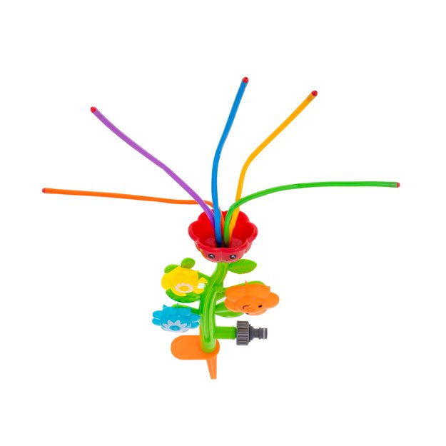 Vandens purkštuvų fontanas vaikams gėlių 26