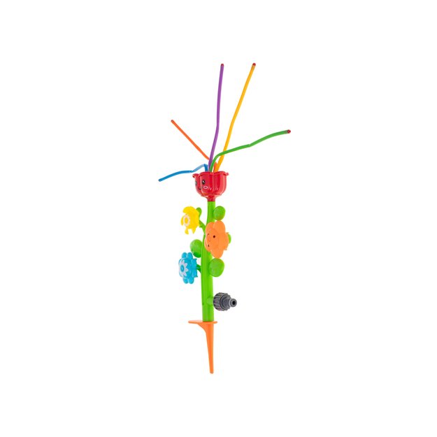 Vandens purkštuvų fontanas vaikams gėlių 18