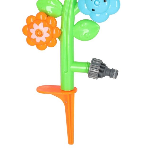 Vandens purkštuvų fontanas vaikams gėlių 2