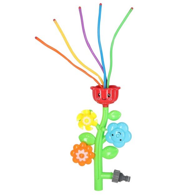 Vandens purkštuvų fontanas vaikams gėlių 8