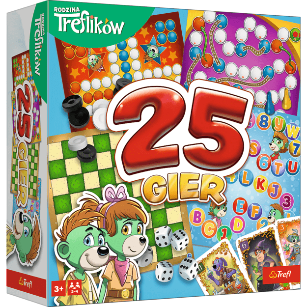 Kalejdoskop 25 gier Rodzina Treflików Trefl 02824