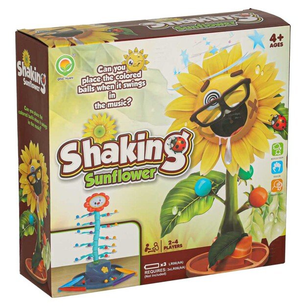 Šokanti saulėgrąžų gėlė arkadinis žaidimas 4 žaidėjai 12