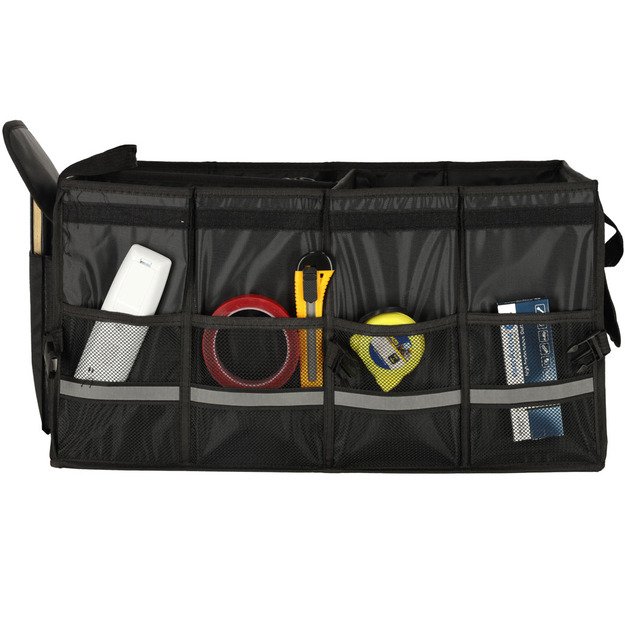 Automobilio bagažinės organizatoriaus krepšys su atšvaitais 60X35X30 11
