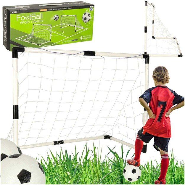 Vaikiški treniruočių futbolo vartai 2vnt 95 x 48 x 70 cm