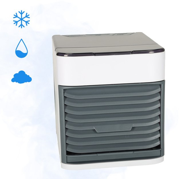 Stalo oro kondicionierius mini nešiojamas ventiliatorius USB 9