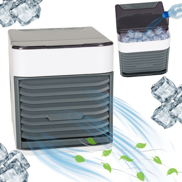 Stalo oro kondicionierius mini nešiojamas ventiliatorius USB 19