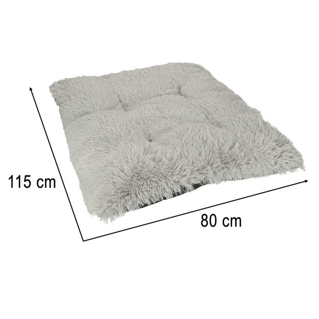 Rug for dogs XXL gray 110x75cm