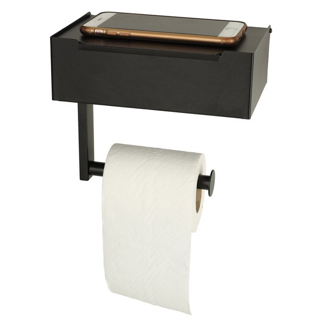 Toilet paper holder (black)