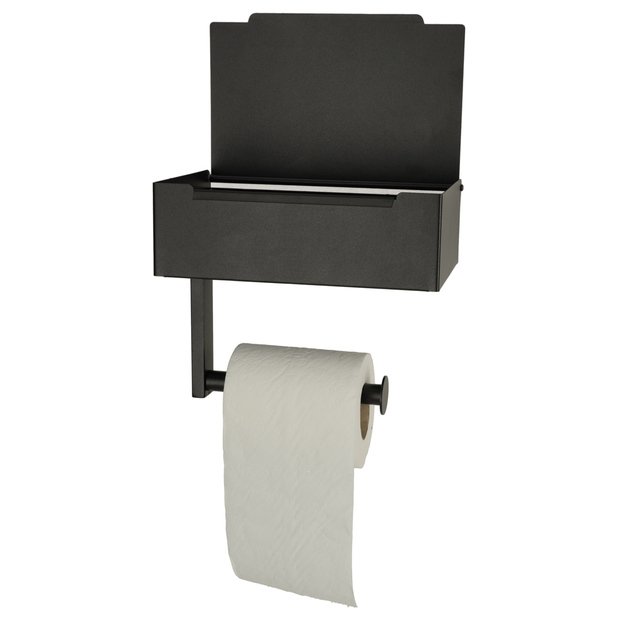 Toilet paper holder (black)