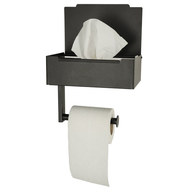 Toilet paper holder (black)