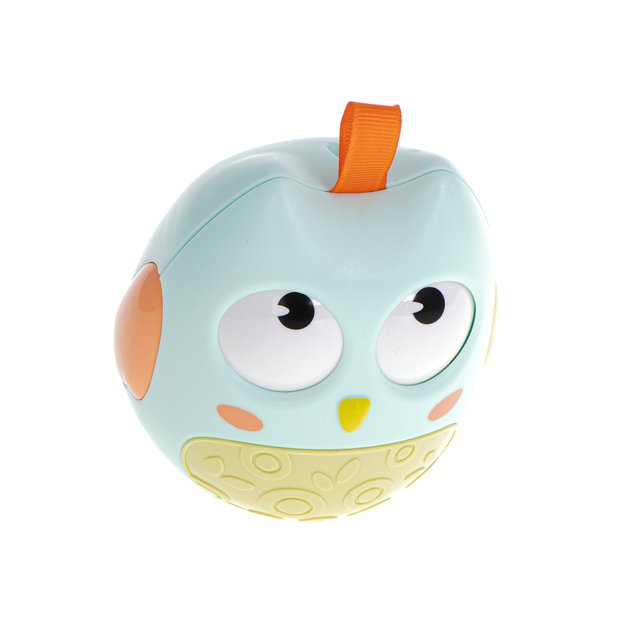 Dangling toy blue owl