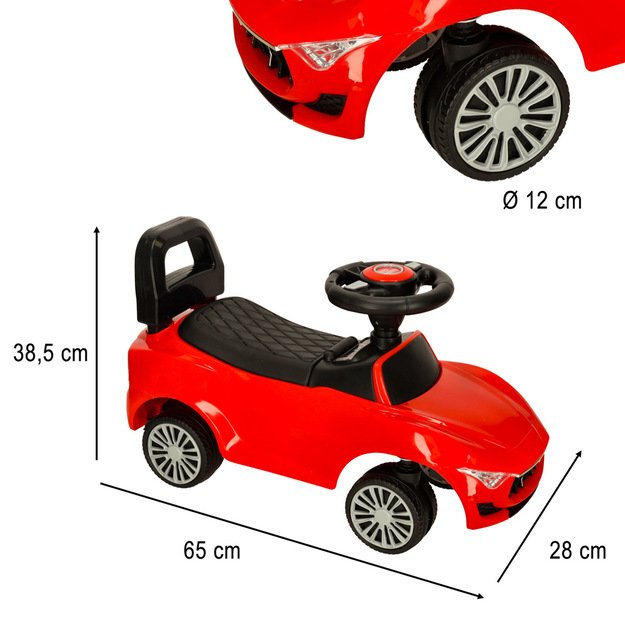 Paspiriamas automobilis su garsais (raudonas)