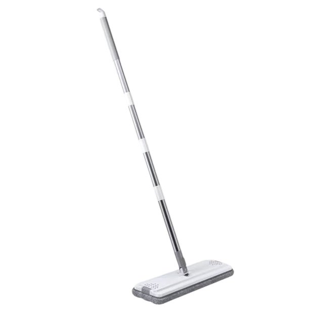 Cleaning Set: Double-Chamber Bucket, Microfiber Flat Mop 1