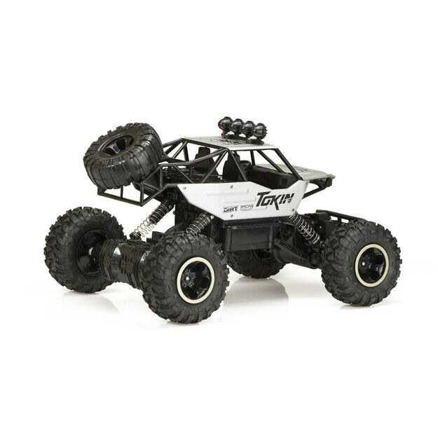 RC automobilis Rock Crawler 1:12 4WD METAL silver