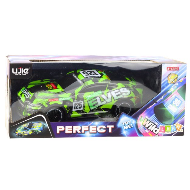 Sports Car Remote Controlled Remote Control Sound Green 3