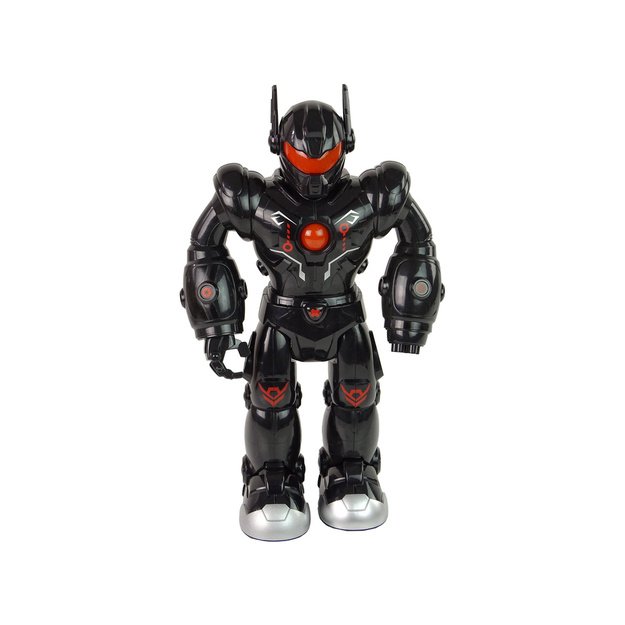 Interactive Robot Walks Sound Lights Black 1