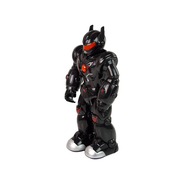 Interactive Robot Walks Sound Lights Black 7
