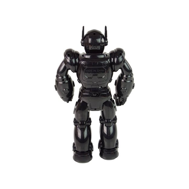 Interactive Robot Walks Sound Lights Black 3