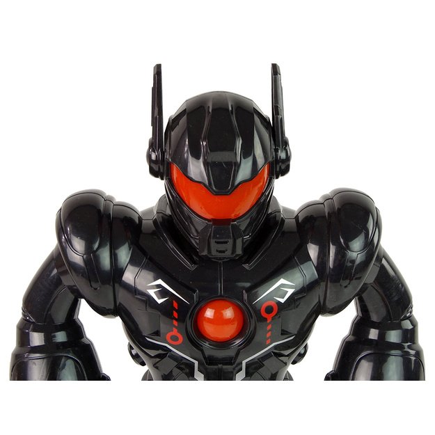 Interactive Robot Walks Sound Lights Black 2