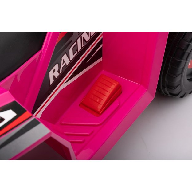 XMX630T Pink Battery Quad Bike With Trailer