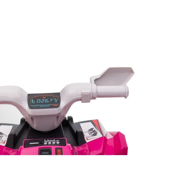 XMX630T Pink Battery Quad Bike With Trailer