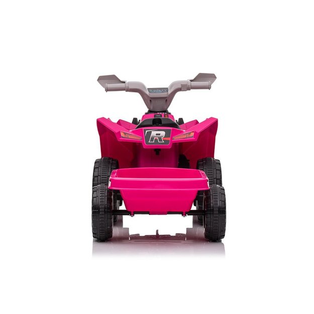 XMX630T Pink Battery Quad Bike With Trailer