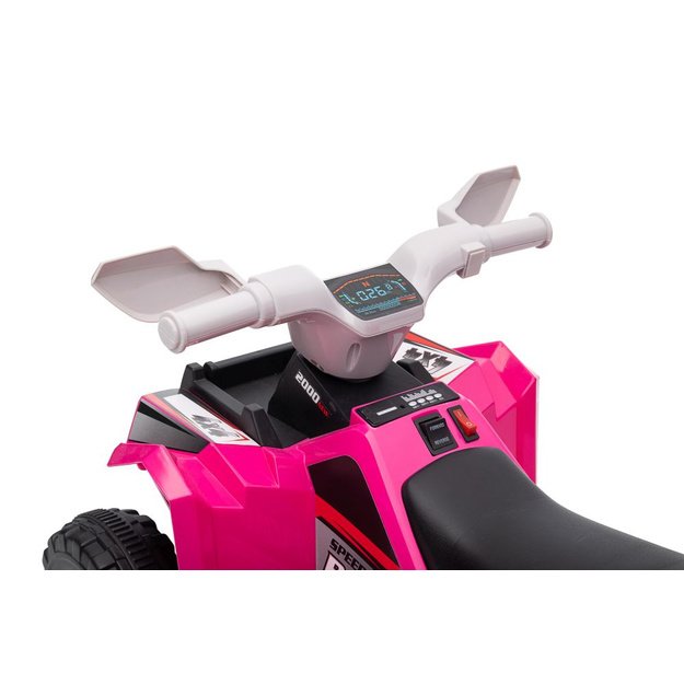 XMX630T Pink Battery Quad Bike With Trailer