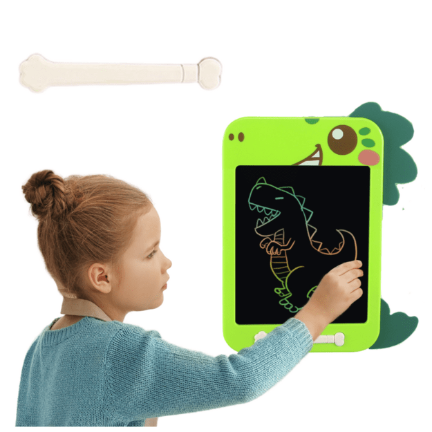 Marker Drawing Board Writing LCD Dinosaur Stylus Green 1