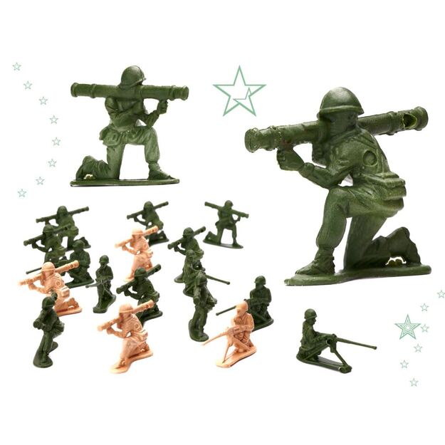 Žaislinių kareivėlių rinkinys - 307 vnt