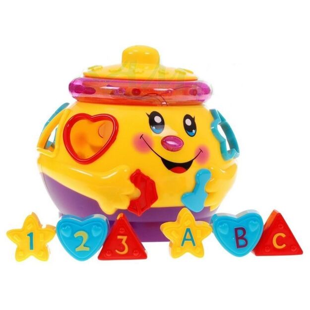 Lavinamasis žaislas - Linksmoji puodynė (geltona)