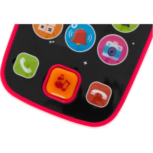 Interaktyvus žaislinis telefonas vaikams HOLA (raudonas)